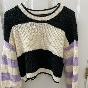 striped american eagle sweater
